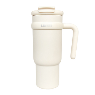 保温杯大容量水杯女生新款2026巨无霸冰霸杯带吸管316不锈钢杯子