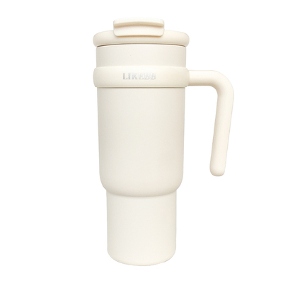 保温杯大容量水杯女生新款2025巨无霸冰霸杯带吸管316不锈钢杯子