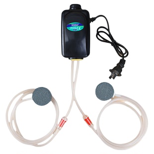 家用220v增氧机养鱼增氧泵鱼缸氧气泵充氧泵小型打氧机加氧冲氧泵