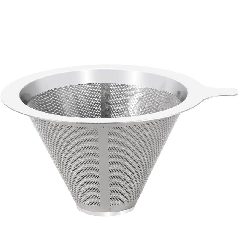 咖啡滤纸咖啡漏斗滤杯手冲咖啡器具超细过滤网咖啡工具全套免滤纸