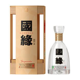 【42度】国缘四开4开醇厚高档白酒水今世缘纯粮食酿宴请500ml*1
