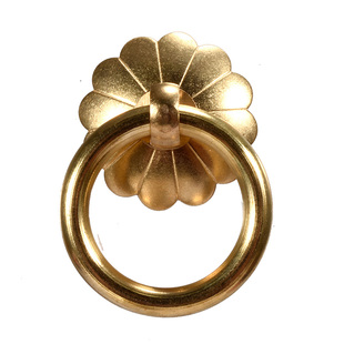 中式仿古家具纯铜把手柜门衣柜鞋柜橱柜中药柜酒柜抽屉铜拉手拉环