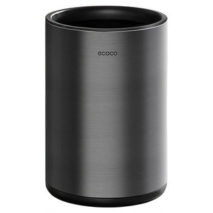 ecoco不锈钢垃圾桶内胆式家用厨房免弯腰卧室客厅高颜值大专用桶