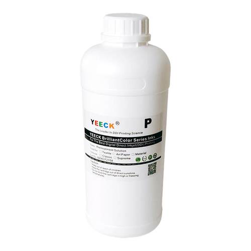 进口数码直喷白墨印前处理液 深色印花涂层液 涂料纺织墨水固色剂