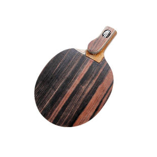 正品神龙木黑檀7进攻碳素乒乓球拍底板防滑不磨手专业级直拍横打