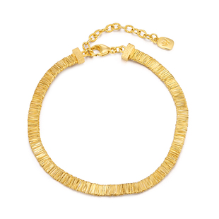 sanswood森吾《金络》纯银金丝手链 重工编织拉丝质感新款高级感