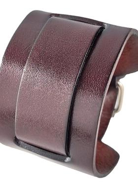 欧美时尚护腕个性复古牛皮手链