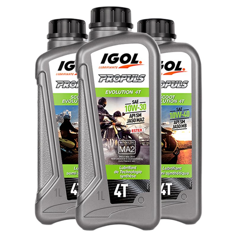 IGOL高戈欧洲进口澎动酯类合成10W30/10W40摩托车机油踏板MB挡车