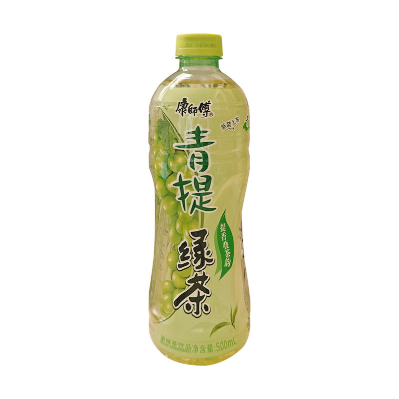 康师傅青提绿茶500ml茶饮料饮品