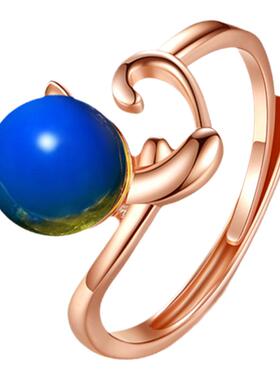 网红直播韩版手饰蓝珀蜜蜡女