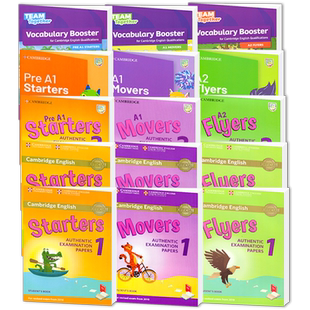 yle真题剑桥少儿英语考试全真试题一二级 starters movers flyers