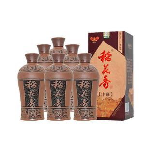 稻花香38度陶坛丰藏500ml*6瓶浓香型白酒纯粮酒整箱含礼袋 低度酒