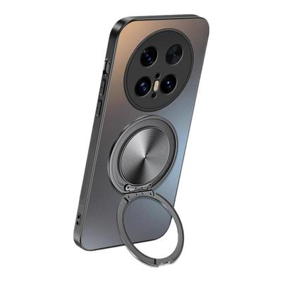 适用华为mate纯色磨砂支架手机壳