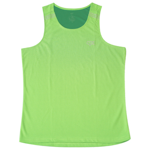 旗欣跑步男女夏季新款双色水滴网眼透气速干健身运动打球中性背心