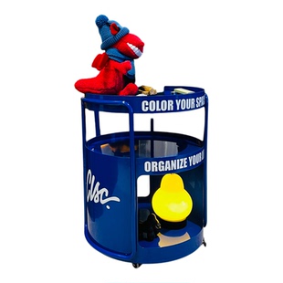 CLSC可移动沙发边几小推车置物架客厅铁艺创意收纳零食绿植置物架