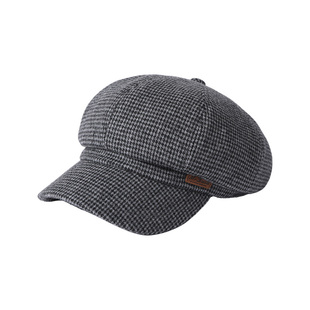 mrduck海德 设计师新款英伦复古报童帽男大头围 含羊绒八角帽子男