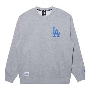 NewEra纽亦华秋冬男女MLB潮牌加绒休闲LA套头卫衣13338672