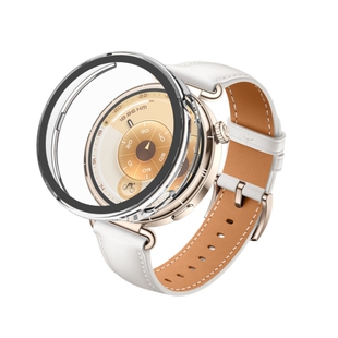 适用华为watch5保护壳钢化壳膜一体GT6手表保护套GT5电镀全包软壳GT5PRO表壳硅胶41mm表盘GT4表套表带膜配件