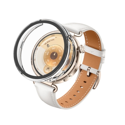 适用华为watch5保护壳钢化壳膜一体GT6手表保护套GT5电镀全包软壳GT5PRO表壳硅胶41mm表盘GT4表套表带膜配件