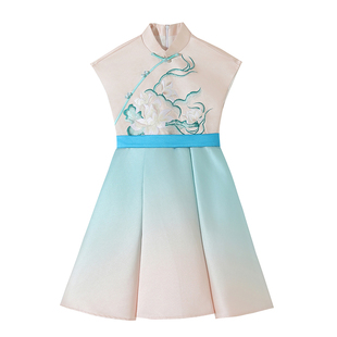 儿童集体演出服中国风中小学生六一合唱服大合唱诗歌朗诵表演服装