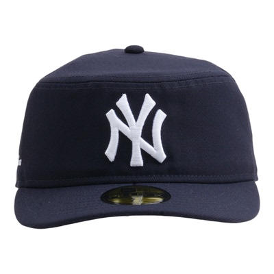 韩国代购NEWERA纽亦华PILLBOX平沿全封闭药盒帽无花纹NY纽约扬基