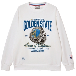 [商场爆款]杰克琼斯NBA联名男装卫衣纯棉廓形长袖上衣225333130