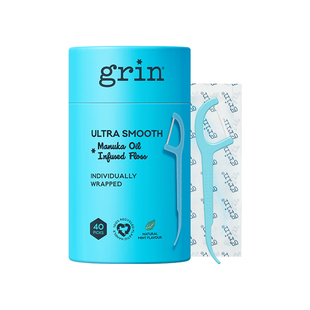 grin牙线棒独支装薄荷剔牙线单独包装便携超细牙签牙线二合一扁线