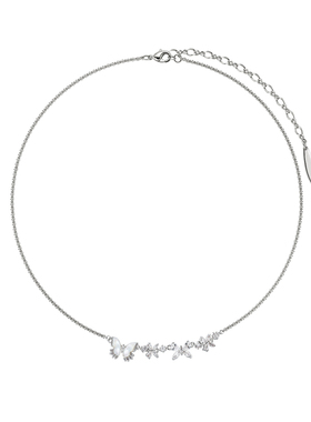 天然白贝母蝴蝶项链女2025新款