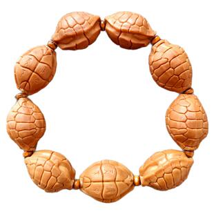 橄榄核手串橄榄核雕纯手工富甲天下龟壳橄榄胡文玩男女情侣手链