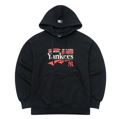 MLB卫衣男女学院风运动套头衫