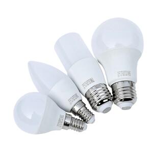 梦维尔led灯泡家用lampE27E14小螺口4000K暖白光节能蜡烛筒灯灯泡