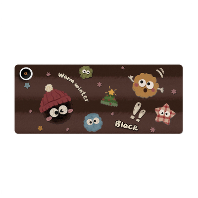 加热鼠标垫超大冬天暖桌恒温垫