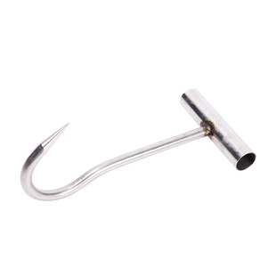 加粗加长不锈钢手拉钩大号丁字钩肉钩子拉货钩井盖钩子钩水泥钩筐