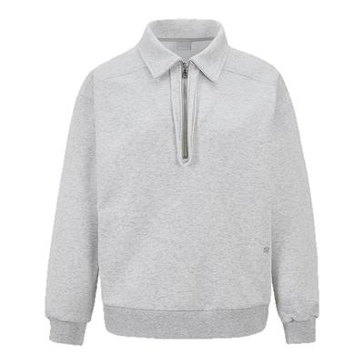 MOUSSY 2026早春新品简约休闲风半拉链纯色卫衣女010IA290-6851