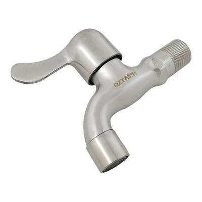 卫生间304不锈钢全自动洗衣机卡扣软管专用快开水龙头拖把池水嘴