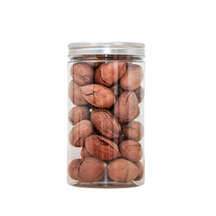 铝金盖pet密封罐食品级透明空瓶子圆形广口蜂蜜杂粮收纳包装罐