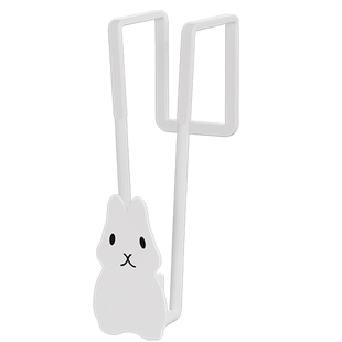 日本铁艺门后挂钩置物架免打孔橱柜子挂衣钩壁挂式垃圾袋收纳挂架