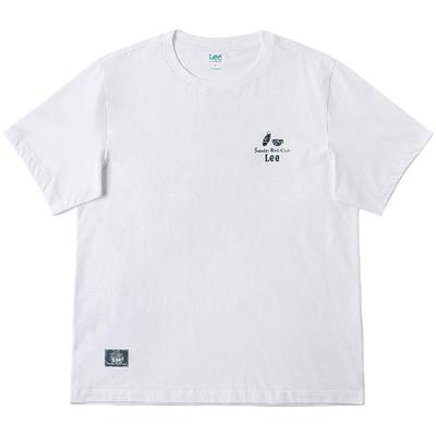 Lee商场同款25春夏新品舒适版圆领印花男凉感短袖T恤LMT010041200