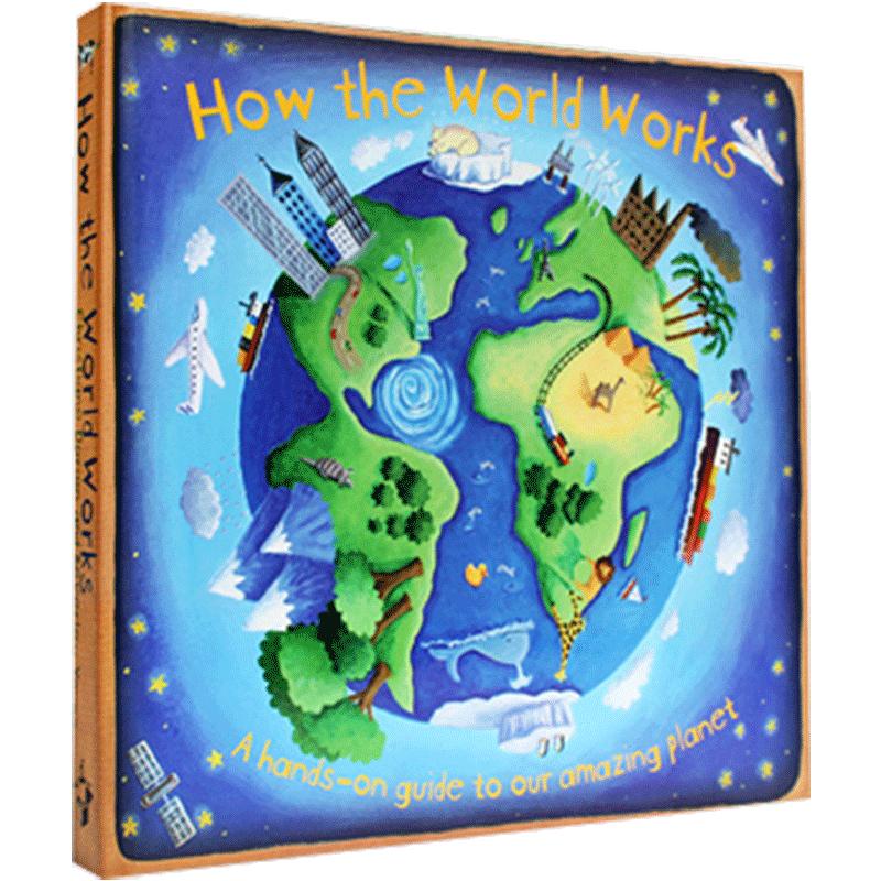 英文原版书绘本 How the World Works 世界是如何运转的 初中小学科普立体翻翻书 7-12岁启蒙入门英语学习玩具书