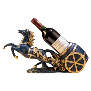 马到成功摆件高级感客厅2026马年过新春红酒架酒柜装饰品轻奢高档