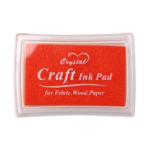 日系小清新莫兰迪彩色手帐印泥晕染工具复古手帐印章橡皮章印台大