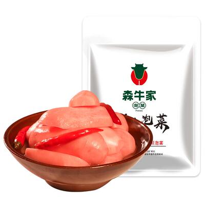 森牛家泡酸萝卜450g袋装品质泡菜