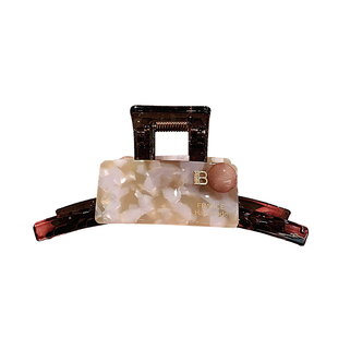 优雅高档醋酸大号抓夹后脑勺盘发鲨鱼夹女设计感发夹2026新款发抓