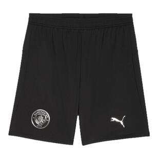曼城2025/26赛季客场PUMA球裤吸湿速干足球服训练服运动黑色短裤