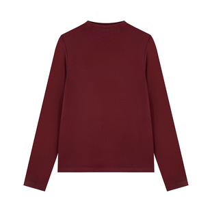 NILICO陈媚【暖暖T】半高领暖姜蛋白加绒锁温百搭显瘦上衣