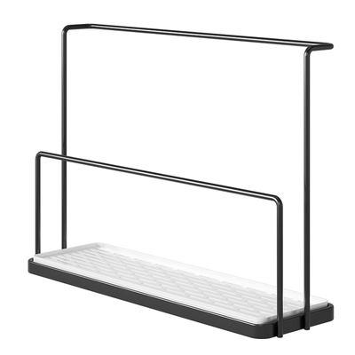 免打孔可壁挂两用抹布沥水架