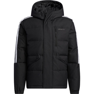 Adidas/阿迪达斯正品Neo  男子时尚保暖连帽羽绒服外套 H45292