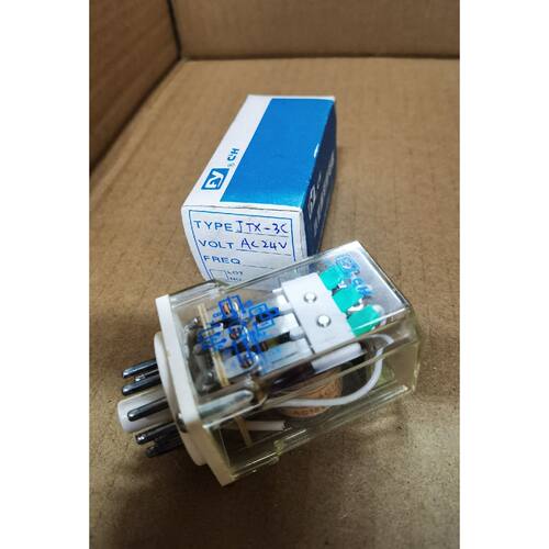 询价下单JTX-3C继电器，AC24V，11脚，带原包装盒。全新未使