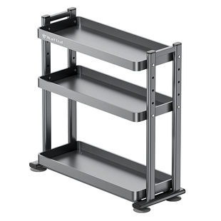 抽拉式调料品置物架厨房台面多功能调料调味品收纳架盐调味罐架子