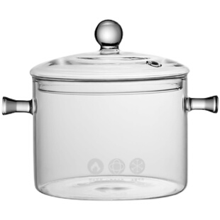 煮啤酒专用锅可明火烧玻璃容器耐高温大容量热茶红酒器皿神器商用